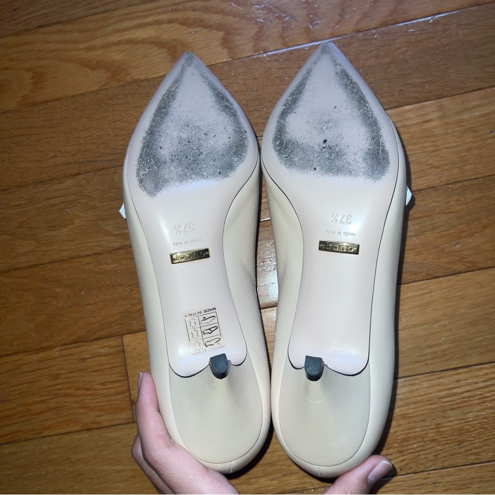 Gucci Pink Leather Heels - Picture 9 of 14